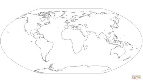 Pin von Birgit R. auf Ausmalbilder | Weltkarte zum ausmalen, Weltkarte  umriss, Weltkarte